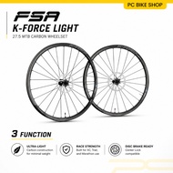 SALES FSA K-Force Light 27.5" MTB carbon Wheelset (Shimano 11sp) Black/Grey