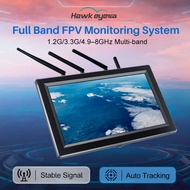 Hawkeye Captain 4IN1 FPV Monitor 520CH 10.2in 1000LUX Display  1.2G 3.3G 4.9–5.8–6–7–8GHz Tracking L