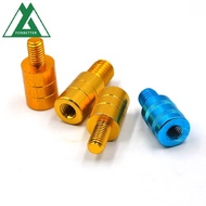 FORBETTER Fishing Net Adaptor 8mm to 12mm 10mm to 8mm Fishing Landing Net Net Handle Adaptor Aluminu