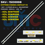 BACKLIGHT TV LED SONY 55 INC KDL-55W700B 55W800B 55W815B 55W829B E1177098 E150504 550TA47 V2