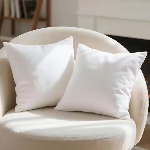 50x50cm 45x45cm 30x50cm Classic White Cushion Insert Core Soft Pillow Inner PP Cotton Filling Custom