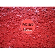 BRILLIANT #F02Red 700g± Epoxy Colour Flake Coating