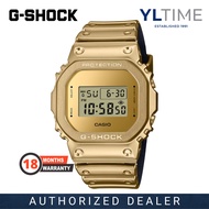 [MARCO Warranty] Casio G-Shock GM-5600YMG-9 Fine Metallic Series Metal Covered Bezel Gold Tough Sili
