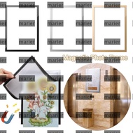 MARIER Magnetic Picture Frames, Self Adhesive Poster Certificate Artwork Magnetic Photo Frame, A3 A4