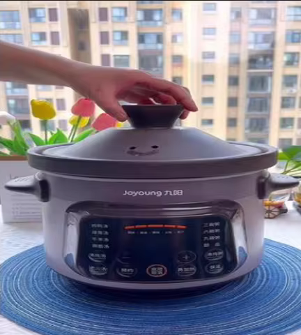 220V Joyoung 5L Ceramic Electric Stewing Soup Pot with Multiple Functions for Convenient Home Cookin