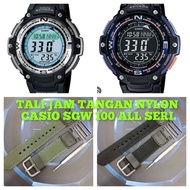 Nylon Watch Strap for Casio SGW 100 all Series