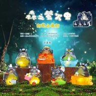 Hayao Miyazaki Series Totoro Forest Firefly Blind Box Figurine Trendy Toy Glowing Night Light