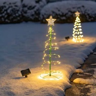 Solar Christmas Trees Lights LED Outdoor Garden Christmas Lamp String Waterproof for Patio Walkway L