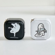 Percentage地板動作GaN 45W Type-C雙孔充電頭