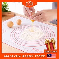 CSU Kitchen silicone baking mat Thickened rolling mat Baking mat with scale Baking mat