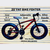 FAT BIKE / 20 inch Basikal / Bicycle Fat Bike / BASIKAL BUDAK / basikal kanak kanak / FOXTER FAT BIK