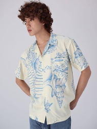 [ DIXSEPT ] Shell Hawaii - เสื้อฮาวายพิมพ์ลายหอย