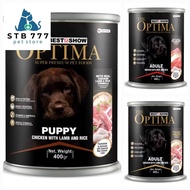 OPTIMA CAN Dog Food 400gr (CAN) 3 flavors - wet Dog Food