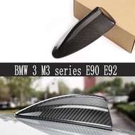For BMW 3 M3 Series E90 E92 320 325 330i Dry Carbon fiber Shark Fin Antenna Cover Roof signal cover 