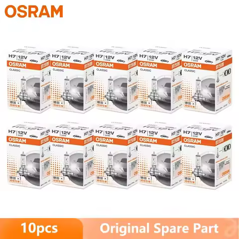 OSRAM Original H1 H4 H3 H7 12V Auto Standard Lamp 3200K Head Fog Light 55W 80W 100W Car Halogen Bulb