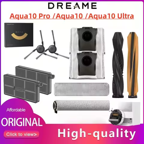 Original Dreame Aqua10 / Aqua10 Ultra / Aqua10 Pro Vacuum Cleaner Accessory Mop Side Brush Filter Du