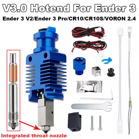 24V 60W Print Head J-head For Ender-3 Ender 3 V2 CR10 CR10S VORON 0.1 2.4 3D Printer Parts Upgraded 