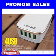 LDNIO A4404 Original 4USB Multi Ports 4.4A Fast Charger UK Plugs for ios/Android