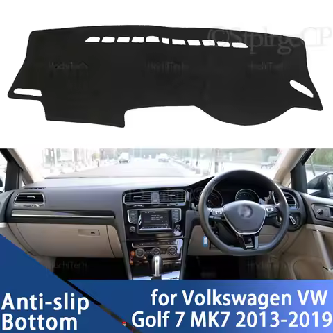 Dashboard Cover Pad Sun Protection Pad UV Protection Mat Right Hand Drive For Volkswagen VW Golf 7 M