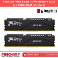 Kingston FURY Beast DDR5 Memory 32GB (2x16GB) RAM 5200MHz