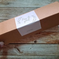 12 pcs Cardboard Sponge Cake Boxes Hampers Packaging Boxes Plain Chocolate Cake Boxes Size 24 x 6 x 