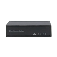 5 Ports Gigabit Network Switch, 1000Mbps Tiny Ethernet Splitter Network Switch for Desktop and Wall Mount ,Plug and Play
