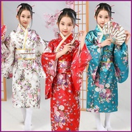 YT2 Japanese Traditional Dress Kimono Robe for Kids Girls Cosplay performance Costume YT2