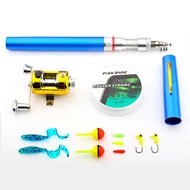 Mini Ice Fishing Rod Set Pen Rod Portable Fishing Rod Pocket Rod Childrens Fishing Rod