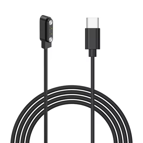 USB Type C 2 Pin 0.16in Magnetic Charging Cable For YAMAY SW022/AGPTEK LW11/Ticwatch GTX/Haylou Sola