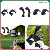 [LzdzlxaaMY] 2 Pcs Golf Club Head Covers Hybrid Premium Scratch Resistant Portable Golf Accessories