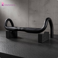 [Menolana] Integrated Aluminum Road Bike Handlebar Internal Routing Dropbar Ergonomic Grip Tape for 