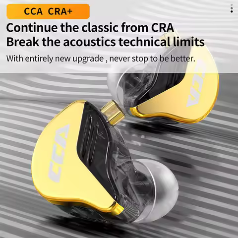 CCA CRA+ subwoofer HIFI monitoring fever-level live computer games in-ear high-quality wired headpho