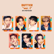 [7Pcs] Photocard BTS: Butter "ver.1" - by Aera Kpop Merch | Unofficial BTS Photocard - Butter Photocard