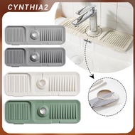 [Ready] Soft Silicone Faucet Splash-proof Absorbent Mat / Kitchen Countertop Drainage Quick Dry Pad 