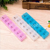 Pill Cartridge Box Weekly 7 Days For Medicine Storage, Weekly, Daily