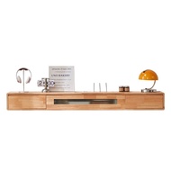 SL solid wood TV console table cabinet with glass window, Nordic modern design suitable for MUJI, li