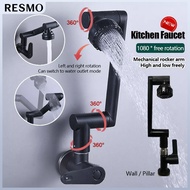 【Local Stock】Kitchen Sink Stainless faucet 2 Mode Outlet 360° Rotation Basin tap Lavatory faucet Bat