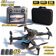 A14 Pro Max GPS Brushless 8K Three Camera Obstacle Avoidance Foldable Quadcopter RC with screen Dist