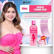 BMRS EMPRESS FEMININE WASH New & Improved For Women 150ML with freebie of (1pc Niacinamide soap)