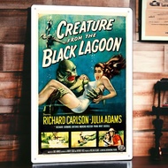Black Lake Movie Poster Tin Painting Various Metal Paintings 🇹🇼Made Made in Taiwan Creature From The