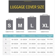 Imported Luggage Cover Small Medium Suitcase Cover XL 19-32 Inch Elastic Material *