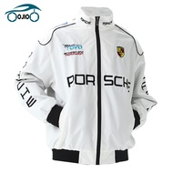 OJIO F1 Jacket Embroidery Long Sleeve Retro Motorcycle For Women High Quality Vintage Racing