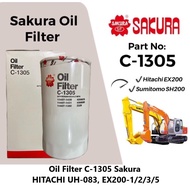Oil Filter C-1305 Sakura HITACHI UH-083, EX200-1/2/3/5