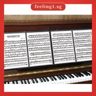 【FEELING】A4 Piano Score Holder Music Book Clip Sheet Note Document Folder File Organizer