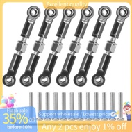 6Pcs Adjustable Metal Linkage Pull Rod Front /Rear Servo Link for  A949 A959 A969 A979 K929 RC Car U