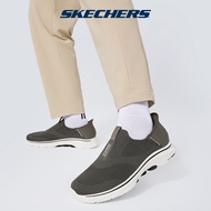 Skechers สเก็ตเชอร์ส รองเท้าผู้ชาย Men Slip-Ins GOwalk 7 Easy On 2 Shoes - 216641-BRN Air-Cooled Mem