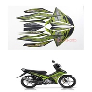 HIJAU JUPITER MX 2011 GREEN STRIPING STICKER