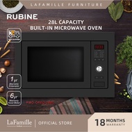 [FREE Shipping] Rubine 28L Built-in Microwave Oven with Grill Function - RMO-OREO-28BL