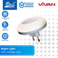 VIVAN VPS-H008A-LED Night Light EU Touch Operation Plug Night Light