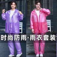 Motorcycle Raincoat Cycling Raincoat Cycling Raincoat Raincoat Rain Pants Suit Full Body with Sleeve